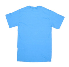 Port & Company Core Cotton Adult Blank Plain Aquatic Blue T-shirts Small 8 Pack