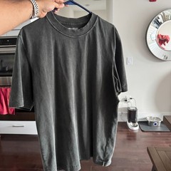 100% Cotton Black Wash Premium Heavyweight 2.0 Tee M Tall (Used 1-3 times max.)