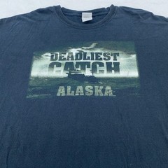 Deadliest Catch Alaska Shirt Mens 2XL TV Show Graphic Discovery Channel 2010s