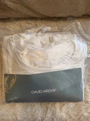 DAVID ARCHY Men’s Undershirts Micro Modal Ultra Soft T-Shirts – 3 Pack White XL