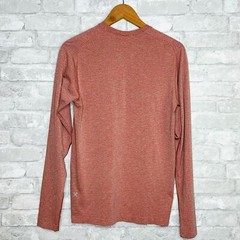 Lululemon Metal Vent Tech Long Sleeve Tee Size Small Cayenne White Blue Lime