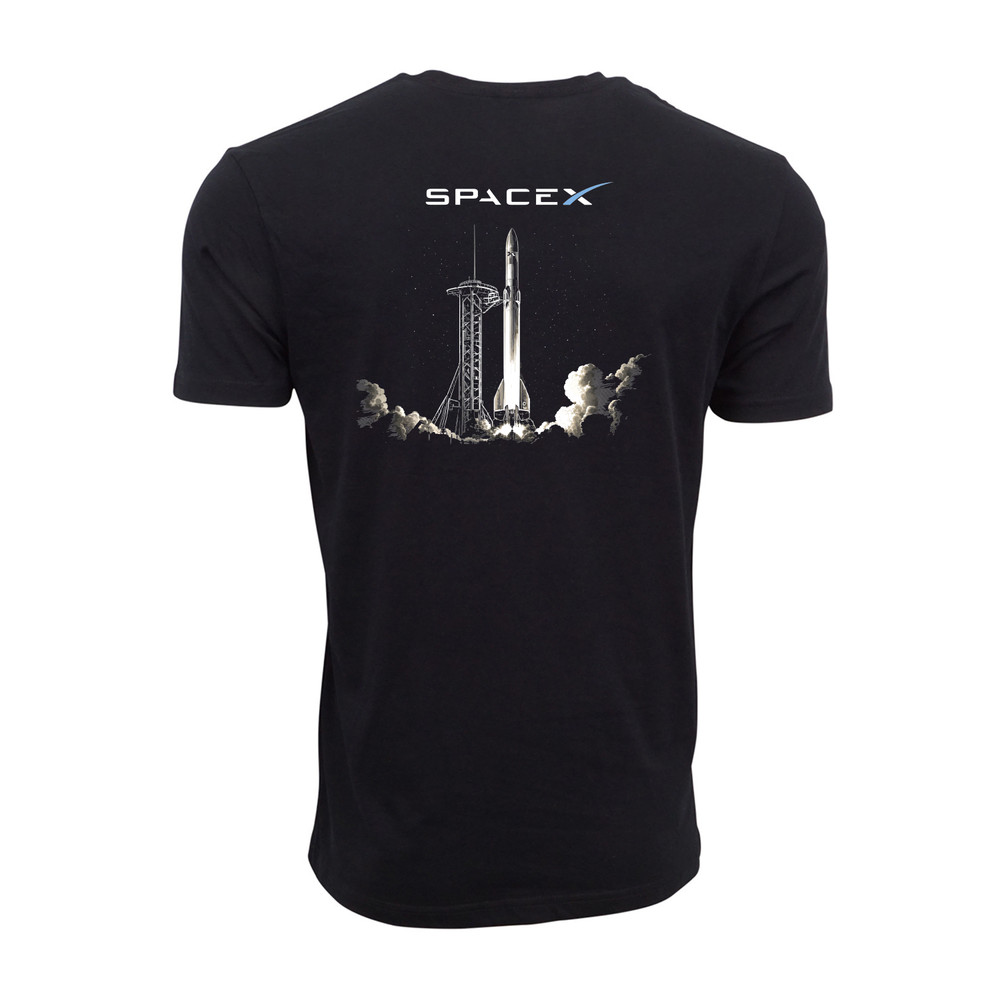 Space X Launch Station Graphic T shirt