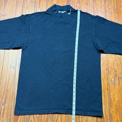 Vintage Nike Mock Neck Shirt Mens Size Medium Black Long Sleeve Swoosh 90s