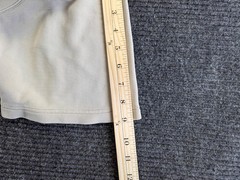 Per Lui Per Lei by Kukki Silk T Shirt Mens Large Beige Short Sleeve Crewneck
