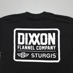 Dixxon Flannel Company Sturgis Badge Tee Shirt Short Sleeve Black Made in USA