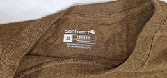 CARHARTT K87 LOOSE FIT HEAVYWEIGHT POCKET T-SHIRT OILED WALNUT HEATHER MENS XL