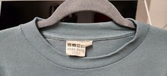VTG 90s Hobo Signs Single Stitch Peace Hippie Pins Long Sleeves Shirt OSFA Gray