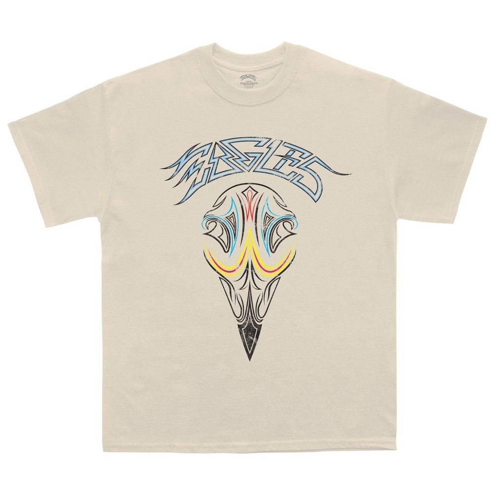 Eagles Greatest Hits Album Cover T-Shirt Classic Rock Band Ivory Tee