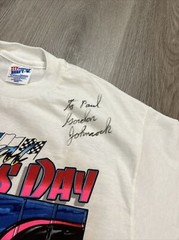 VTG 1993 Cheaters Day Husets Speedway RACING Graphic T-Shirt Single USA Size M