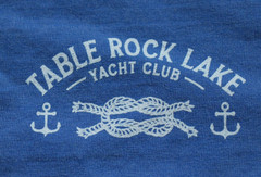 Table Rock Lake Yacht Club T-Shirt Missouri Ozarks Boat Shirt L
