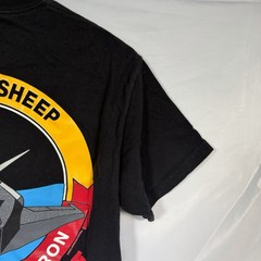 USAF 8th Fighter Squadron Black Sheep F-117 Stealth Jet T Shirt Hanes Small Tee