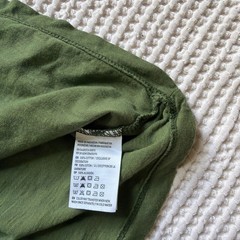 American Eagle Men’s Green Short Sleeve Athletic Fit Henley Shirt Size L
