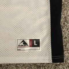Augusta Sportswear Half-Elastic Cuff Slant Football Jersey Size Large V Neck