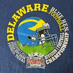 NCAA Delaware Blue Hens 2011 Frisco, TX T-Shirt on Champion Label Tee NWT
