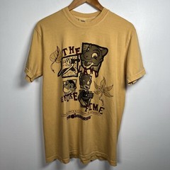 Comfort Colors Men’s Hundred Graphic T- Shirt 100% Cotton Medium Yellow