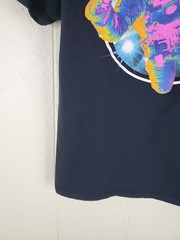 NASA Shirt Mens Small Black Graphic Crew Neck Short Sleeve Stretch Pullover