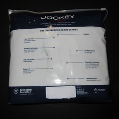 New Jockey Men’s Classic 4-Pack Crew Neck T-Shirt Medium M Staycool Cotton Cool