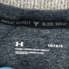 Under Armour Shirt Mens Large Gray Freedom USA Flag Long Sleeve Tagless Tee