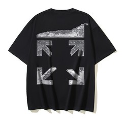 Off White T-Shirt Black / White S-M-L-XL