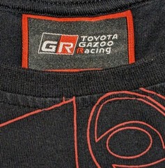 Toyota Gazoo Racing Car Graphic Short Sleeve Black T-Shirt – M EUC