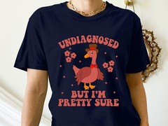 Undiagnosed But Some Ain’t Right T-Shirt – Funny Sarcastic Graphic Tee