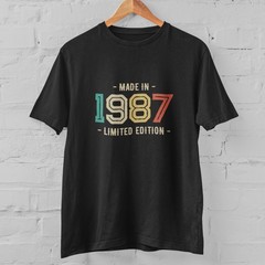 Custom Year T Shirt Made in Any Year Vintage Birthday Tee Personalized Gift