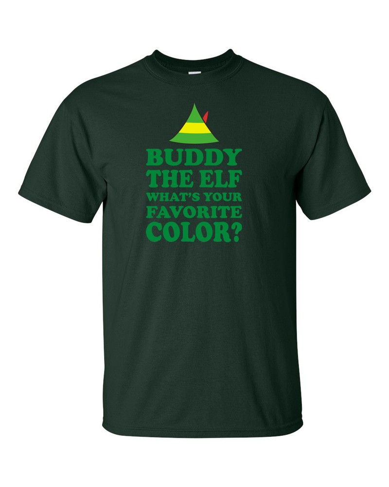 ELF T-Shirt CLASSIC Buddy the Elf Funny CHRISTMAS Party Tee New Many Colors S-5X