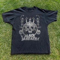 Black Sabbath Dancing Skeletons Black T-shirt Size S-5XL