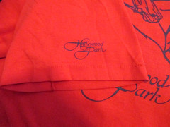 VINTAGE HOLLYWOOD PARK RACE TRACK HORSE JOCKEY THOROUGHBRED T SHIRT RED RARE HTF