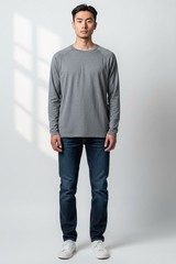 Free Country Brushed Crew Men’s Size XXL Blue Marled MSRP $45 NWT Brand New