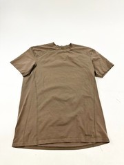 Punisher Shirt Mens XL Brown Army Combat Line Base Layer Crew Neck Pullover Tee