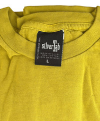 VTG Levi’s SilverTab Moon Radar T-Shirt L Acid Yellow NWOT Made in USA 90s Cyber