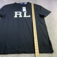 Polo Ralph Lauren Mens Custom Slim Fit RL Graphic T-Shirt Black Size L NWT