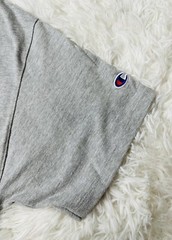 Champion Classic T-Shirt “Animated Running Logo” Size Large (Gray)