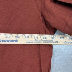 Johnny Bigg Mens Essential Longline Scoop Tee T-Shirt Sienna XL NWT