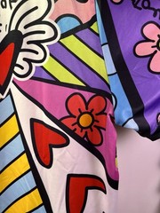Carnival By Britto Multicolored Men’s Shirt Size L Colorful Artistic Design