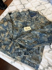 Kapital Boro Patchwork Indigo Jacket Size L Japanese Made EK-1549LJB