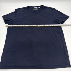 Calvin Klein Pima Cotton T-shirt Men XL Black Logo Embroidered.#46634