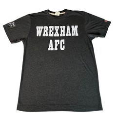 Homage Wrexham AFC T Shirt Small Aviation Gin Ryan Reynolds Soccer Gray TriBlend