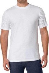 Kirkland Signature Men’s Crew Neck T-Shirts | White | Small