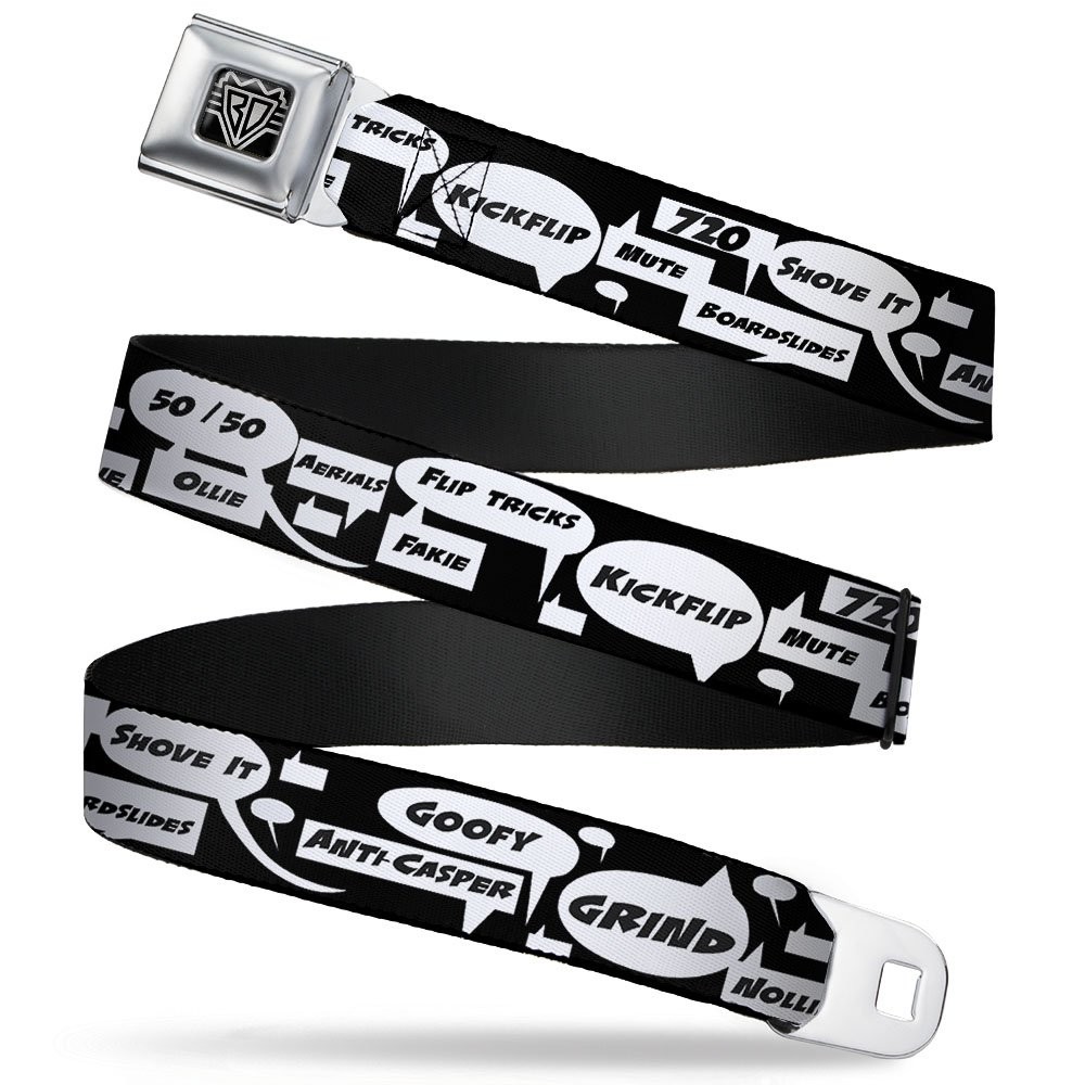 Seatbelt Belt – Skater Bubbles – 1.0″ Wide – 20-36 Inches in Length