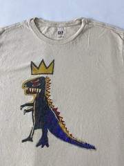 GAP X Jean Michel Basquiat Dinosaur Artwork Graphic Tee Fits Size M L W387