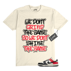 Dunk Bright Crimson Black Toe Pale Ivory Low T Shirt to Match DIFF