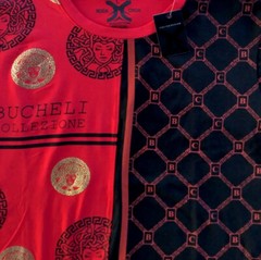 Men’s Bucheli T Shirt,Soft Cotton,Stretch,Italian Style L…..C2.