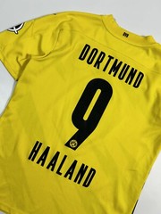 Rare Borussia Dortmund 2020-2021 Home Football Jersey Size M #9 Haaland