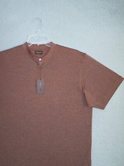 LOUIS LONG Shirt Adult XXL 2XL 54 Brown Italian Brand Classic Designer Italy Men