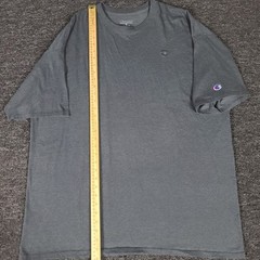 Champion Shirt Mens 3XL Gray Active Gym Running Embroidered Logo Crew Neck Tee