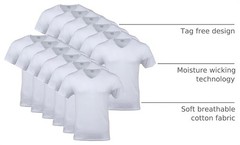 Gildan Men’s V-Neck T-Shirts, Multipack, Style G1103