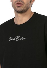 Redbridge Men’s T-Shirt Oversized Wide Cut Basic Signature Front Logo