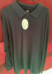 Men’s size Medium Fireman Navy Long Sleeve Top by Game – NWT !!